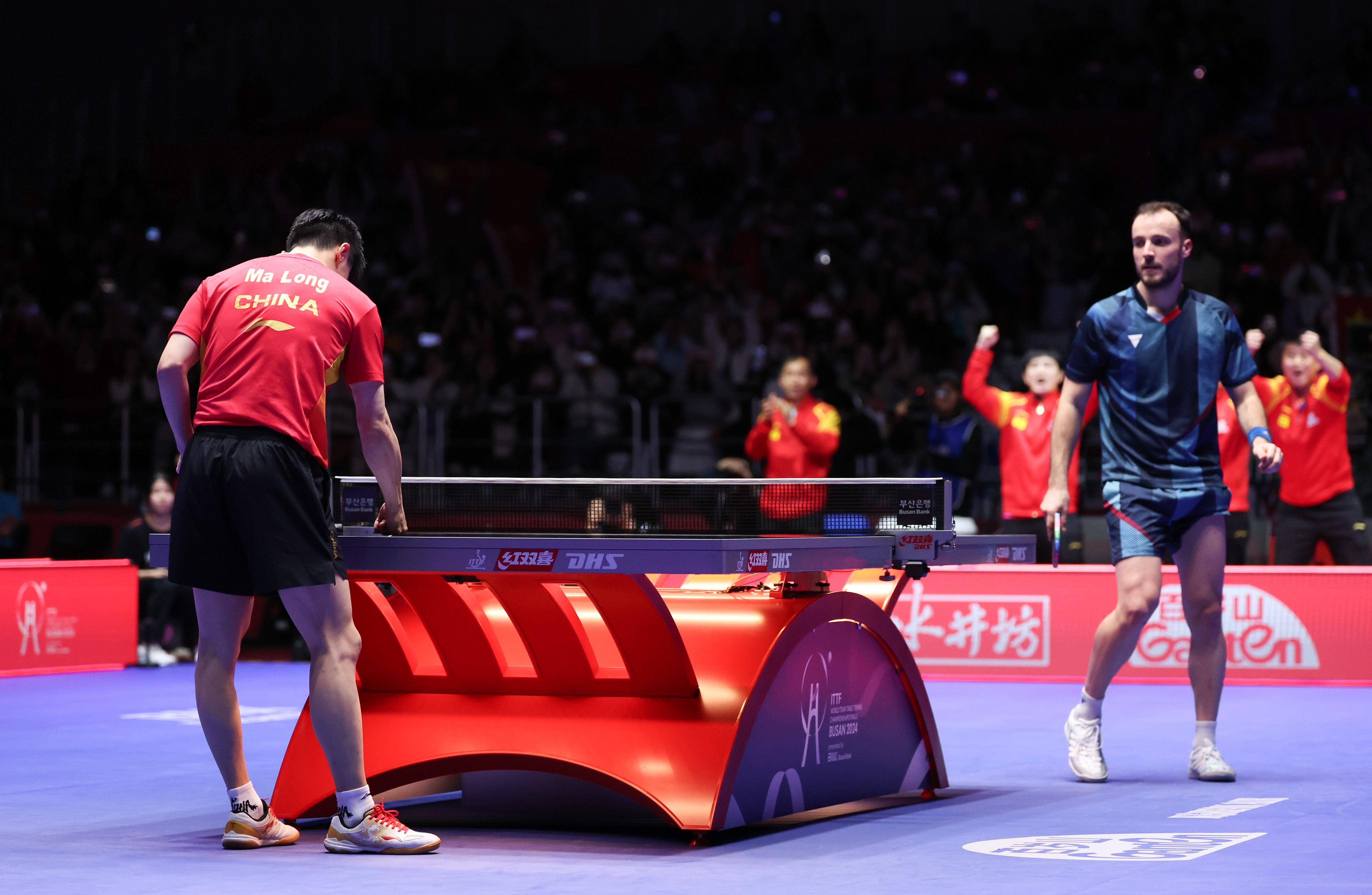 日本队力克德国队,马龙点燃赛场 日本队力克德国队,马龙点燃赛场